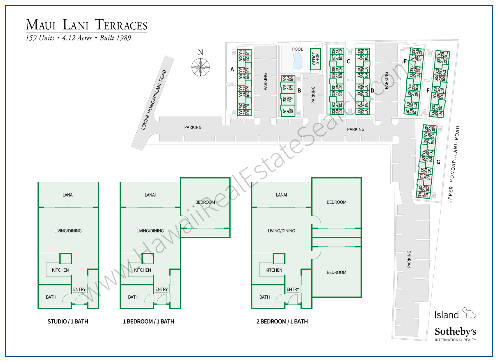 maui lani terraces map and floor plans